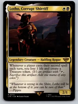 Lotho, Corrupt Shirriff R Universes Beyond: The Lord of the Rings 213 NM - Image 1