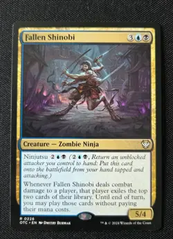 MTG - Fallen Shinobi - Commander: Outlaws of Thunder Junction - NM Rare #226 Reg - Image 1