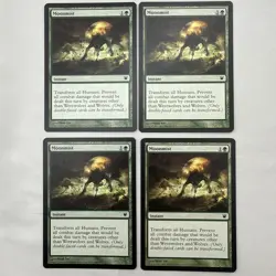 Moonmist x4 MTG Innistrad 4x Magic Excellent Light Play Near Mint - Image 1