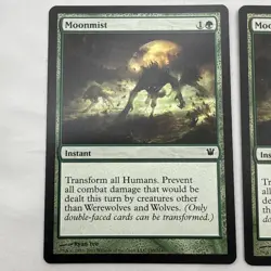 Moonmist x4 MTG Innistrad 4x Magic Excellent Light Play Near Mint - Image 2