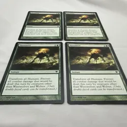 Moonmist x4 MTG Innistrad 4x Magic Excellent Light Play Near Mint - Image 3