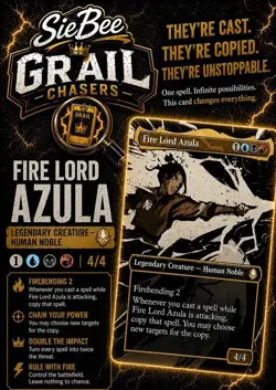 Fire Lord Azula (0313) (Borderless) Avatar: The Last Airbender NM non Foil - Image 1