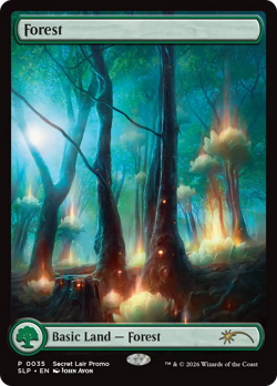 Forest (0035) #35 (HP) Secret Lair Showdown SLP Magic MTG - Image 1