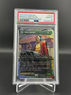 Miles Morales Ultimate Spider-Man Borderless Foil #0200 Magic MTG PSA 10 - Image 1