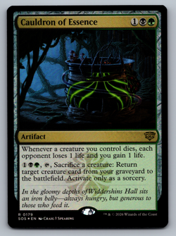 Cauldron of Essence FOIL - Secrets of Strixhaven - MTG - Image 1