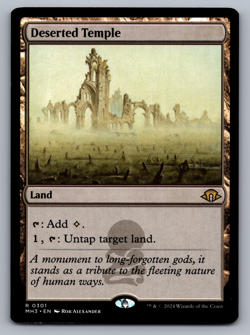 Deserted Temple - Modern Horizons 3 - MTG - Image 1