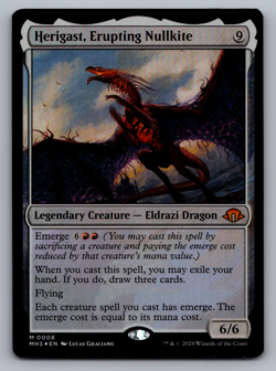 Herigast, Erupting Hellkite FOIL - Modern Horizons 3 - MTG - Image 1