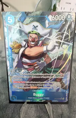 Buggy (048) (Alternate Art) OP16-048 The Time of Battle Foil - Image 1