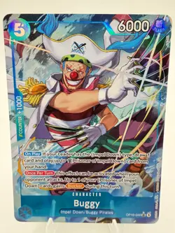 Buggy (048) (Alternate Art) OP16-048 The Time of Battle Foil - Image 1