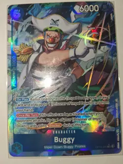 Buggy (048) (Alternate Art) OP16-048 The Time of Battle Foil - Image 1