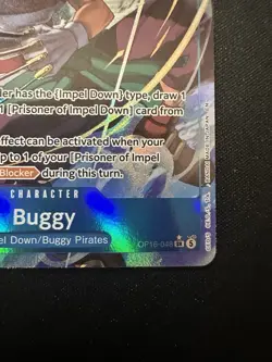 One Piece TCG Buggy OP16-048 Alternate Art SR The Time of Battle NM - Image 4