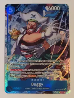 Buggy (048) (Alternate Art) OP16-048 The Time of Battle Foil - Image 1
