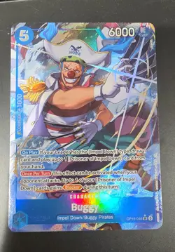 Buggy (048) (Alternate Art) OP16-048 The Time of Battle Foil - Image 1