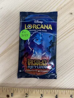 Disney Lorcana Ursula's Return Booster Pack TCG Sealed 12 Cards Ravensburger - Image 1