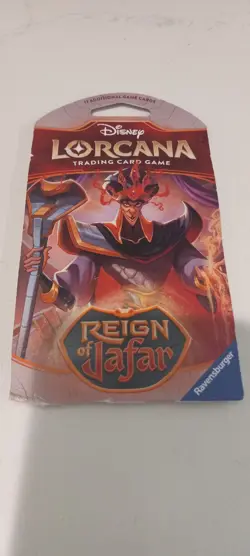 Reign of Jafar Sleeved Booster Pack NEW Disney Lorcana - Image 1