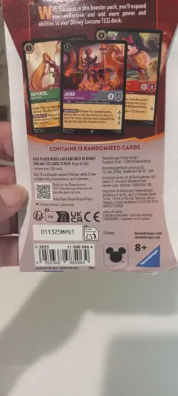 Reign of Jafar Sleeved Booster Pack NEW Disney Lorcana - Image 3