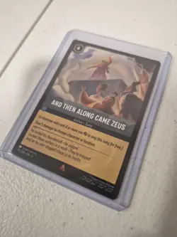 And Then Along Came Zeus 195/204 Foil Into the Inklands Disney Lorcana Card NM - Image 2