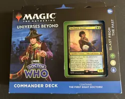 MTG Universes Beyond: Doctor Who Blast From The Past Commander Deck New & Sealed - Image 1