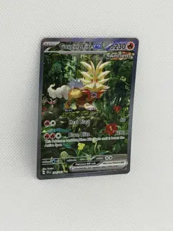 Pokemon Gouging Fire ex 204/162 Temporal Forces SIR Special Illustration Rare - Image 2
