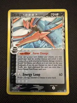 Deoxys #3/110 Holo Rare EX Holon Phantoms Pokemon TCG NM - Image 1