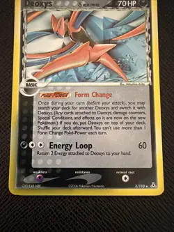 Deoxys #3/110 Holo Rare EX Holon Phantoms Pokemon TCG NM - Image 3