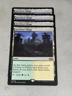 Fortified Village x 4 |Tarkir: Dragonstorm | NM | MTG - Image 1