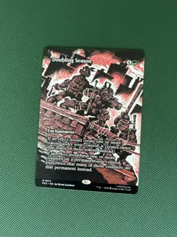 MTG TMNT Doubling Season (Borderless) Teenage Mutant Ninja Turtles Magic - Image 1