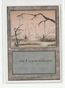 Swamp Miss Cut NrMint+ Unplayed MTG Aliz - Image 1
