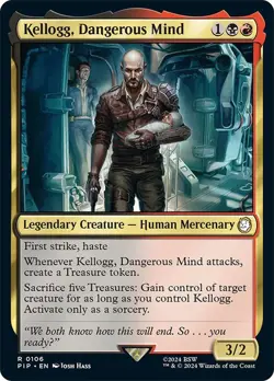 Kellogg, Dangerous Mind [Universes Beyond: Fallout] MTG - Image 1