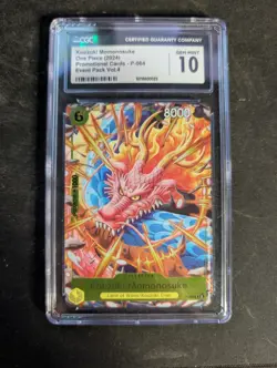 Kouzuki Momonosuke P-064 2024 Event Pack Vol. 4 Promo One Piece CGC Pristine 10 - Image 1
