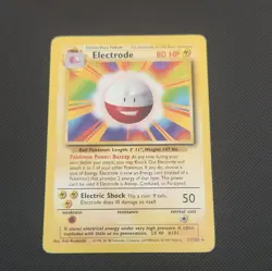 Pokemon TCG Electrode 21/102 Base Set Unlimited Rare Regular English 1999 80 HP - Image 4