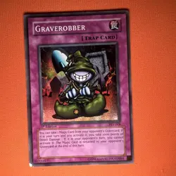 Graverobber PSV-008 Super Rare Pharaoh's Servant Yu-Gi-Oh 1st Edition MP - Image 1