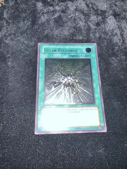 Yu-Gi-Oh! Solar Recharge LODT-EN052 Ultimate Rare Unlimited X3 - Image 2