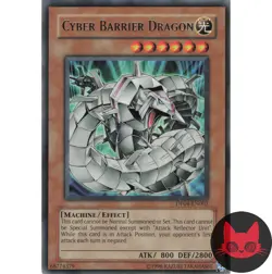 Yugioh Cyber Barrier Dragon DP04-EN002 Rare NM - Image 1