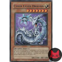 Yugioh Cyber Laser Dragon DP04-EN003 Rare LP - Image 1