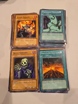 Yugioh Vintage MP Condition Common Lot 150+ Cards - Image 2