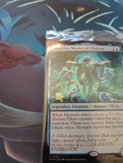 ✨ Pre-release Promo ✨ Mysterio, Master of Illusion Marvel's Spider-Man Foil - Image 2