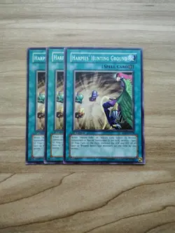 Yu-Gi-Oh! - Harpies' Hunting Ground 3X - Full Playset - Image 1