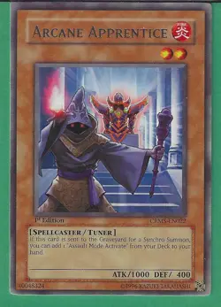 Yugioh - Crimson Crisis "Arcane Apprentice" CRMS-EN022 1st Edition - Image 1