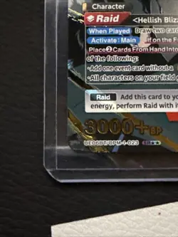 Union Arena TCG One Punch Man Hellish Blizzard SR** 2 Two Star UE06BT/OPM-1-023 - Image 2