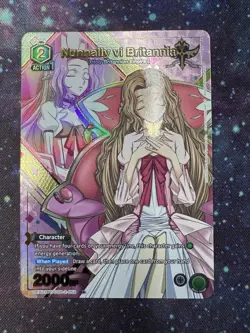 Union Arena Trading Card Game TCG Code Geass Nunnally Vi Britannia #CGH-2-052 - Image 1