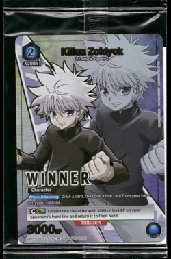 Killua Zoldyck WINNER - Union Arena TCG Hunter X Hunter SEALED - Image 1