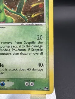 Pokemon TCG Sceptile Holo Rare Card Pop Series 1, 4/17 - Image 4
