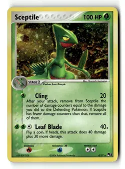 Pokemon Card Sceptile Holo LP POP Series 1 4/17 - Image 1