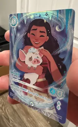 Disney Lorcana Winterspell - Moana - Curious Explorer 242/204 (Iconic) - Image 3