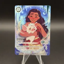 Disney Lorcana Winterspell - Moana - Curious Explorer 242/204 (Iconic) - Image 1