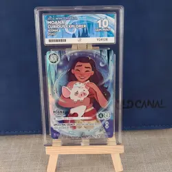 Disney Lorcana TCG Moana, Curious Explorer Iconic Foil #242 (EN) Ace 10 - Image 1