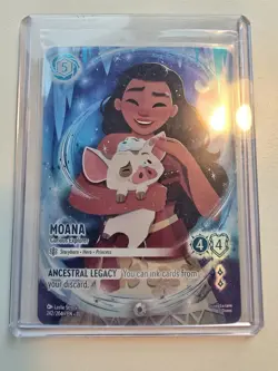 RARE Moana Curious Explorer Iconic Disney Lorcana Winterspell - Image 1