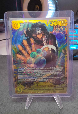 One Piece TCG Bartholomew Kuma - OP12-119 Legacy Of The Master SEC w/ Sleeve - Image 4