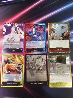 Monkey D. Luffy (Alt Art) OP15-098 Leader Adventure on KAMI's Island Lot Of 7 - Image 3